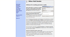 Desktop Screenshot of mailsender.info