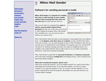 Tablet Screenshot of mailsender.info
